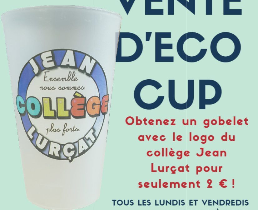 ECOCUP : Le Collège Jean Lurçat continue de se mettre au verre (vert) !