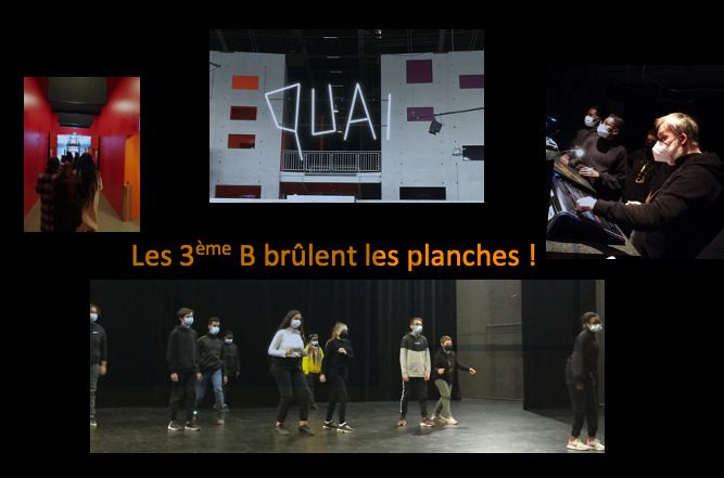 Les 3èmeB au théâtre Le Quai