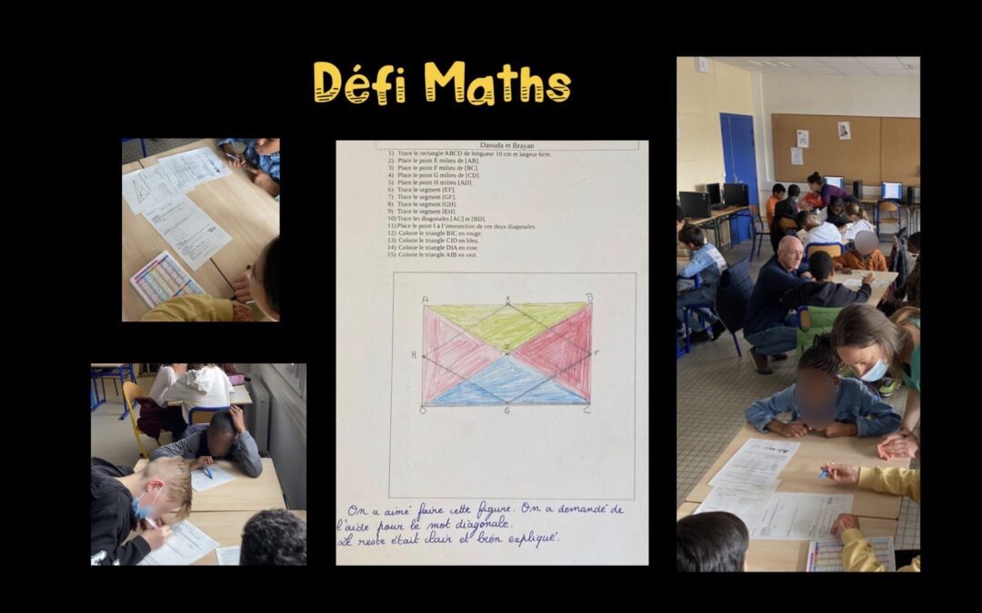 Défi Maths : les 6eB défient les élèves de CM1-CM2