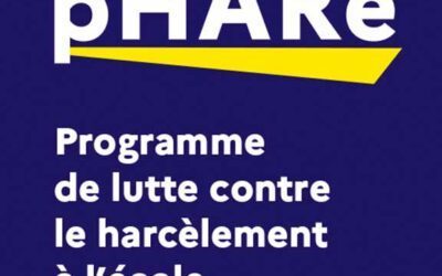 Le dispositif pHare, lutte contre le harcèlement en milieu scolaire.